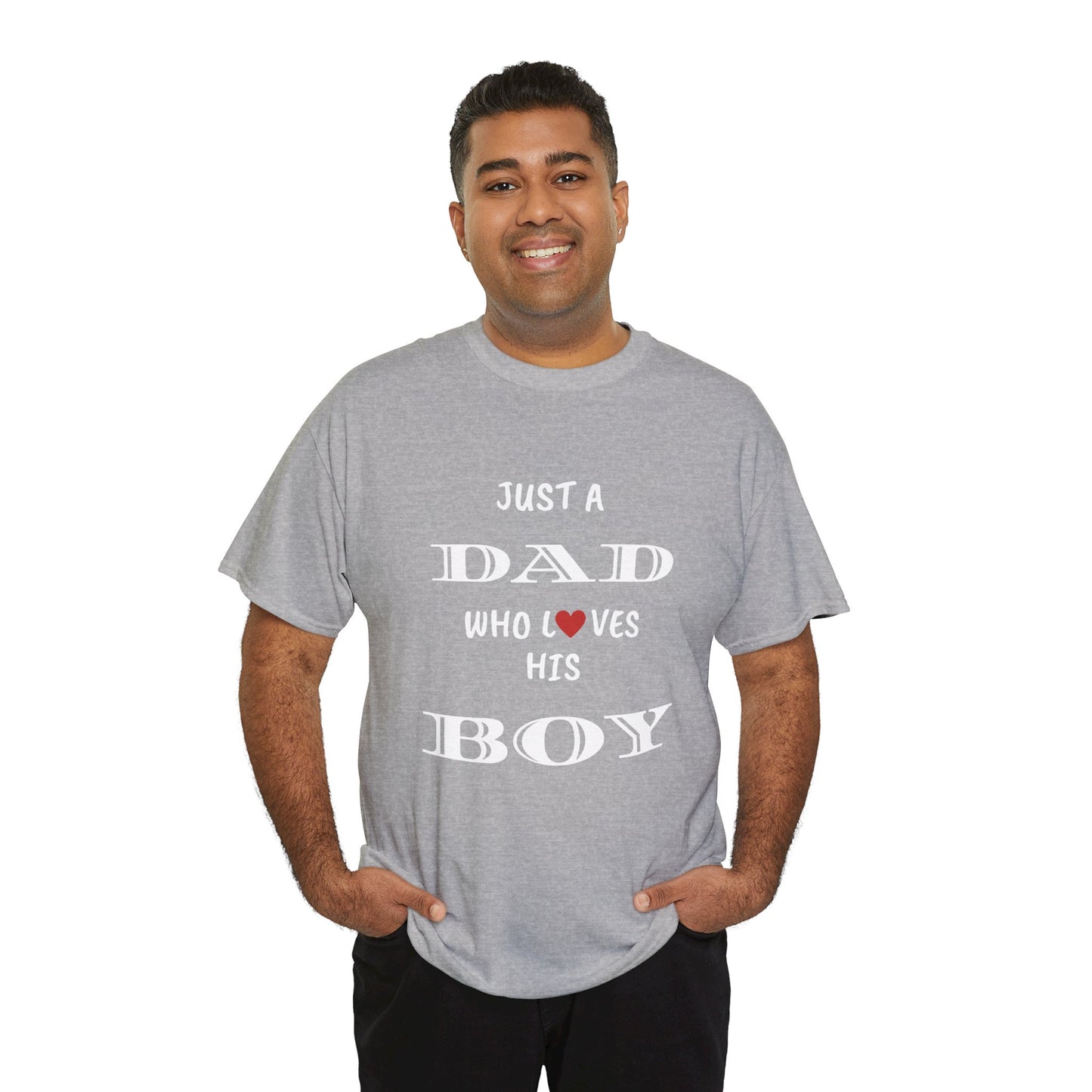 Just a Dad Who Loves His Boy T-Shirt