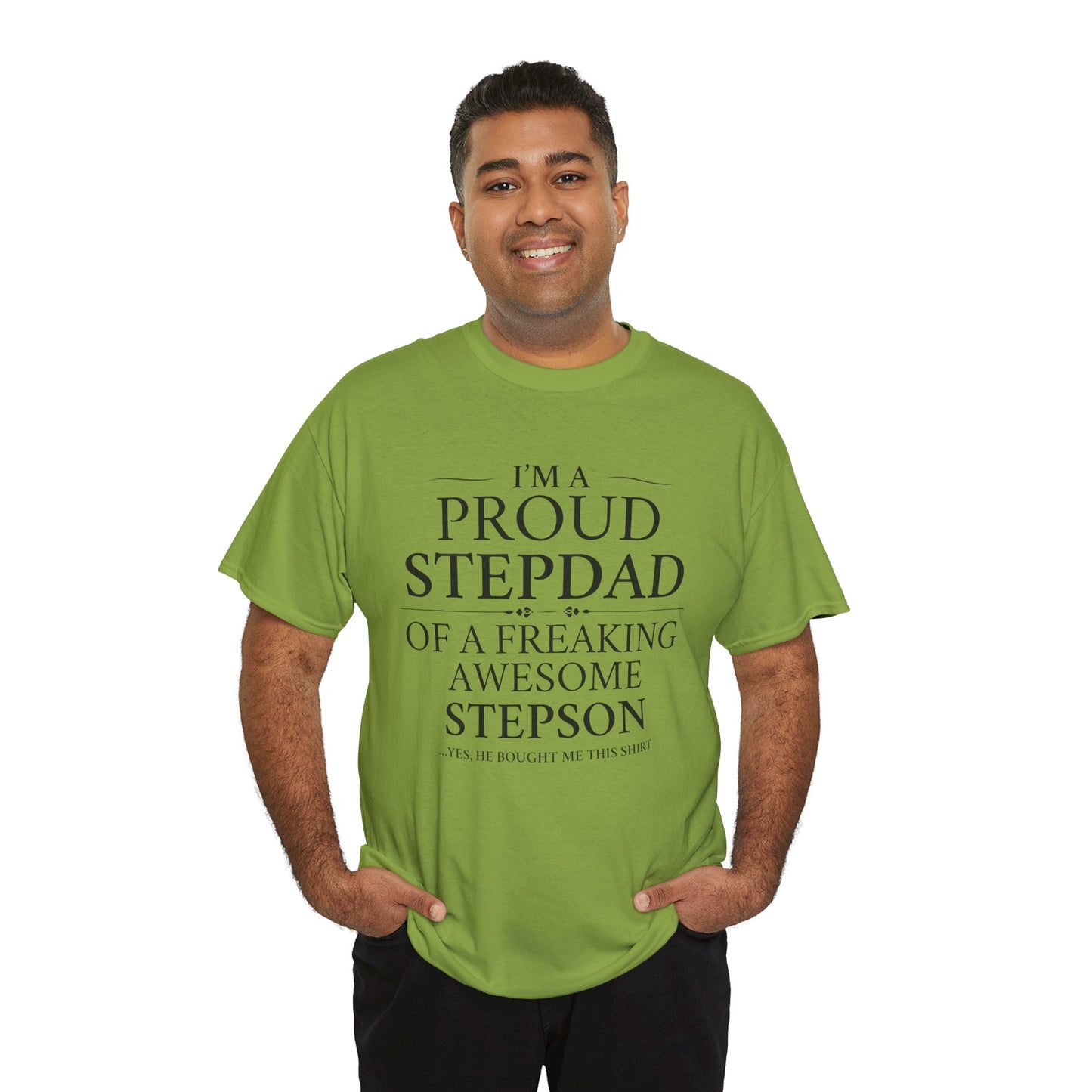 Proud Stepdad T-Shirt - From Your Loving Stepson