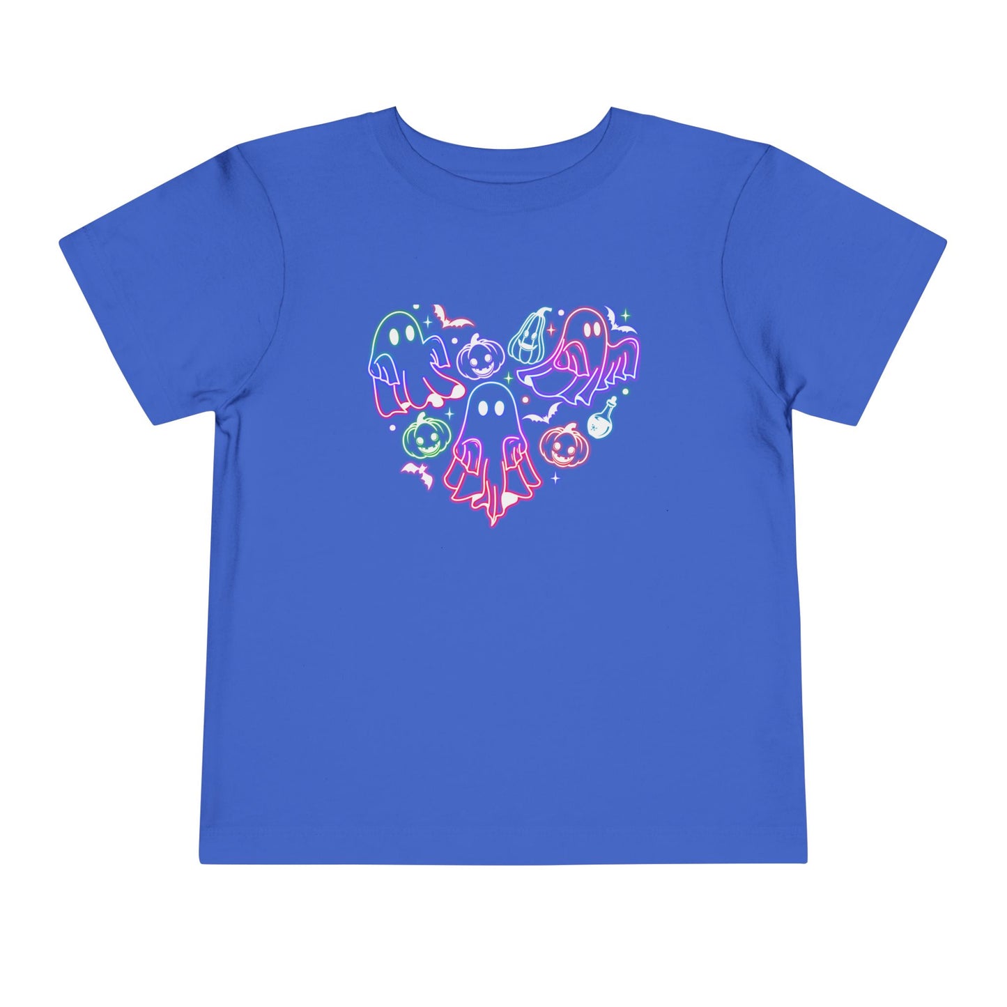 Ghost Heart Halloween Toddler T-Shirt