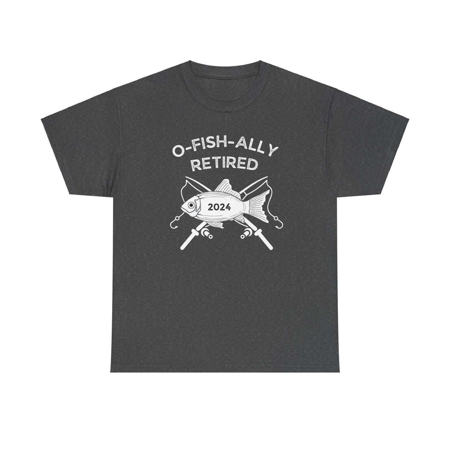 O-FISH-ALLY Retired - Unisex Heavy Cotton Tee