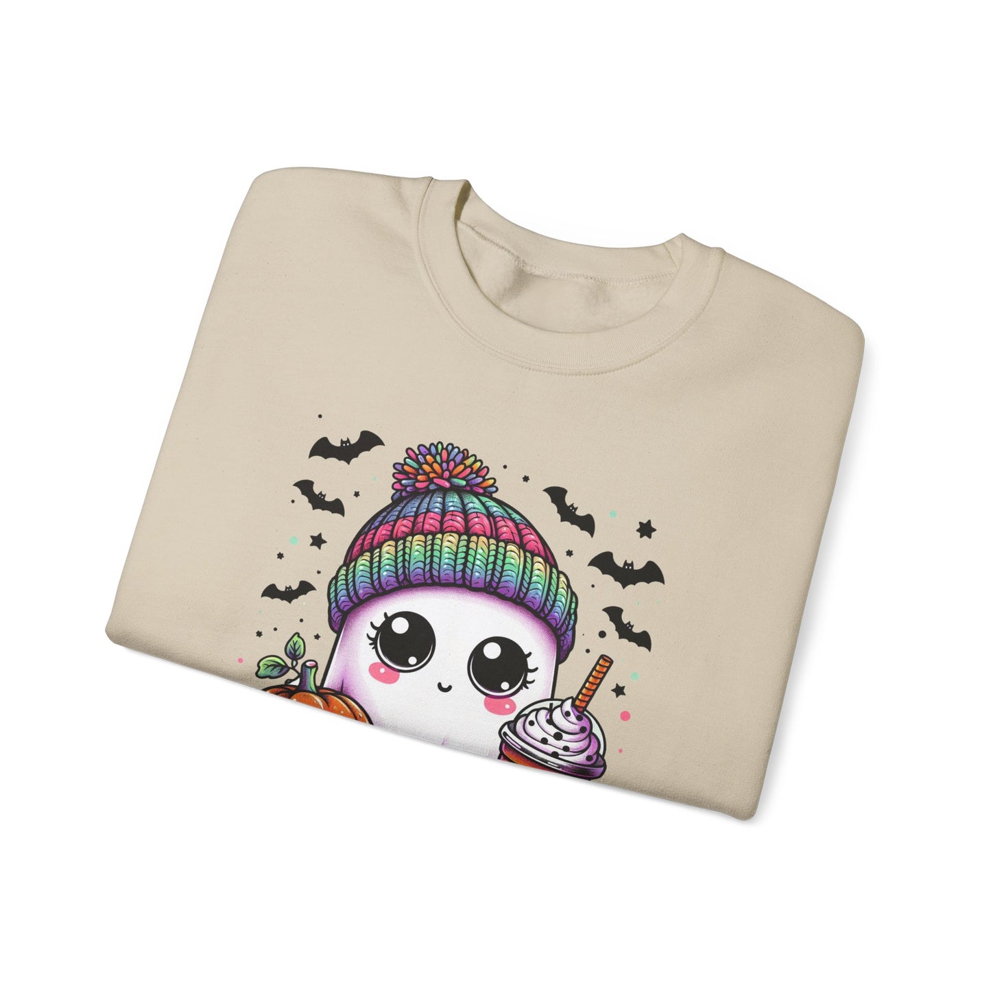 Halloween Sweatshirt - Ghost with Latte