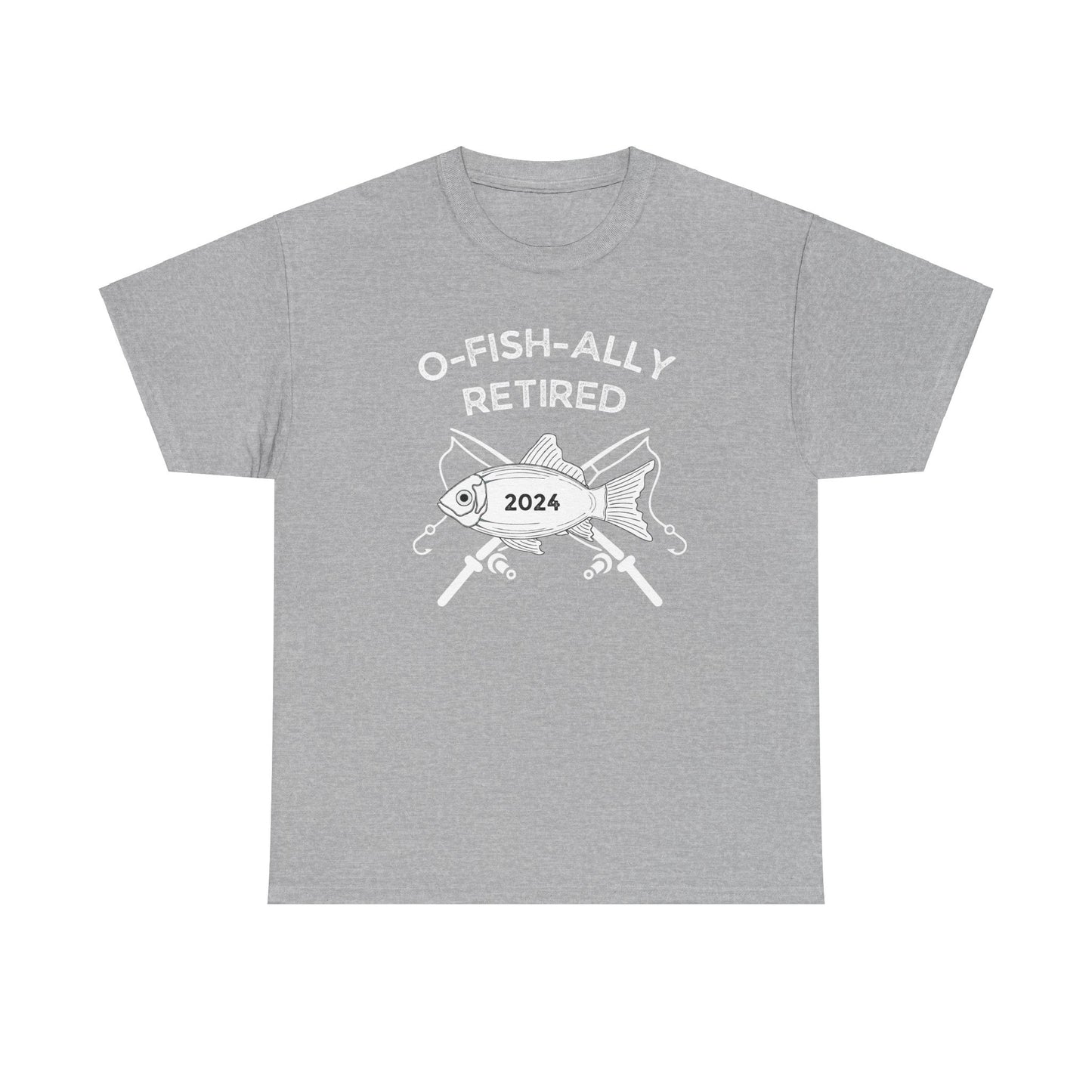 O-FISH-ALLY Retired - Unisex Heavy Cotton Tee