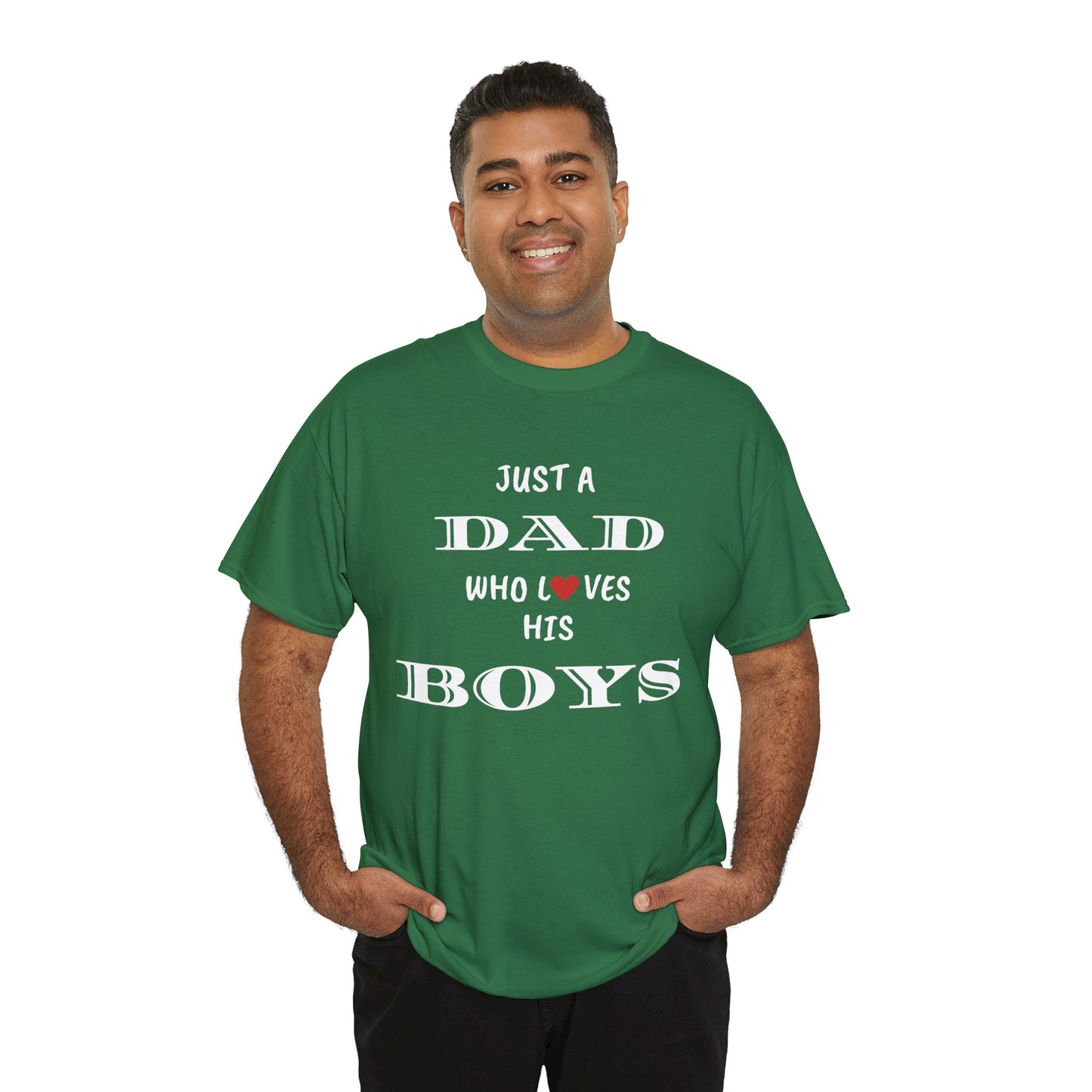 Just a Dad Who Loves His Boys T-Shirt