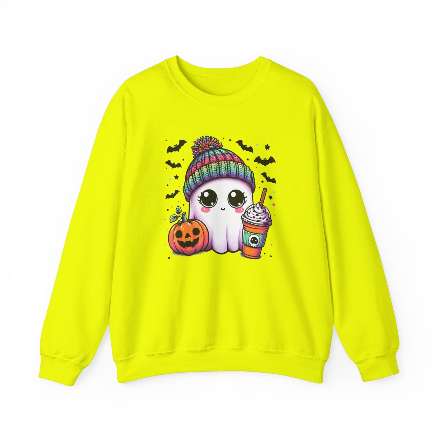 Halloween Sweatshirt - Ghost with Latte