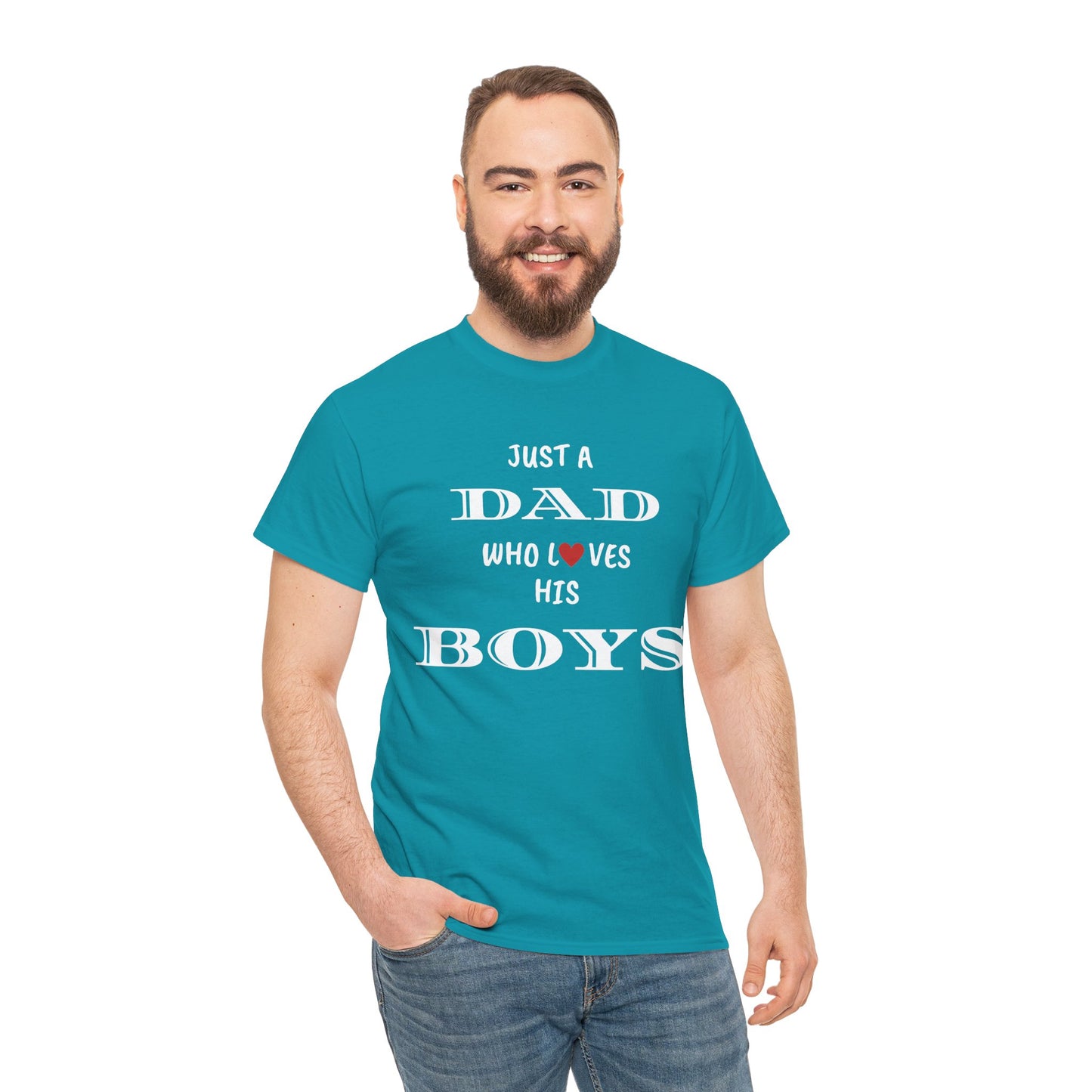 Just a Dad Who Loves His Boys T-Shirt