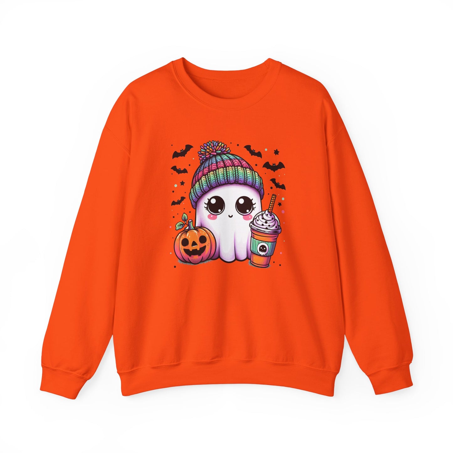 Halloween Sweatshirt - Ghost with Latte