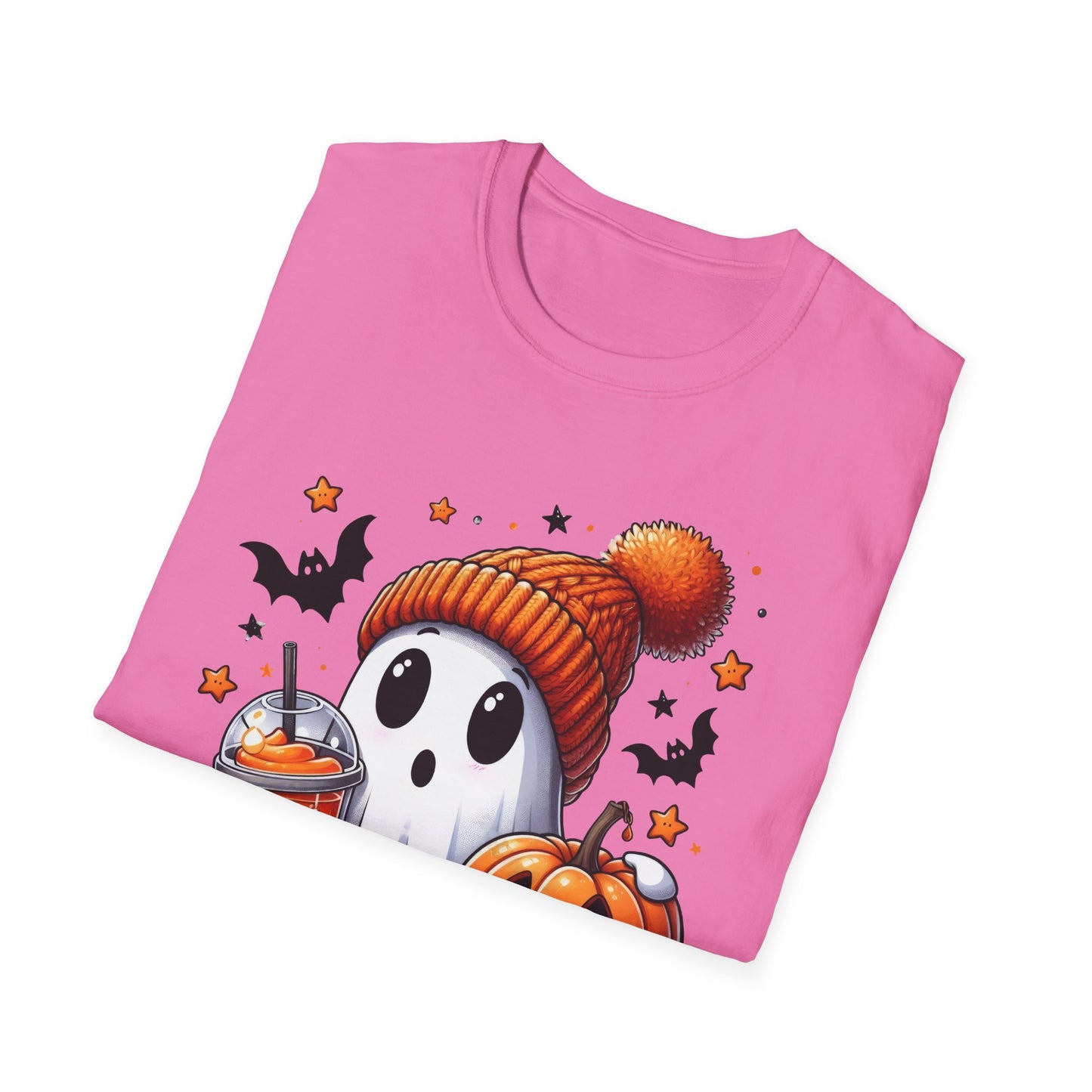 Ghost with Drink Halloween T-Shirt