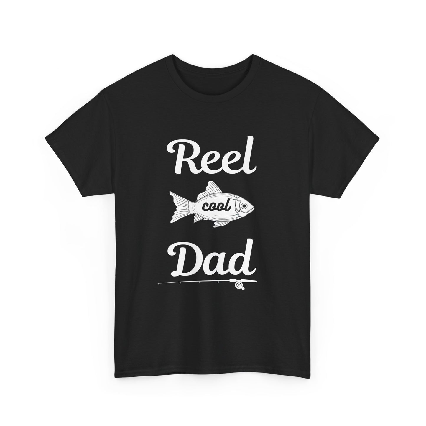 Reel Cool Dad T-Shirt with Fish Design