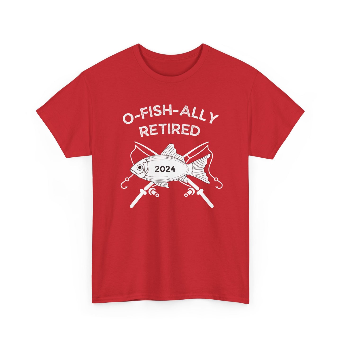 O-FISH-ALLY Retired - Unisex Heavy Cotton Tee