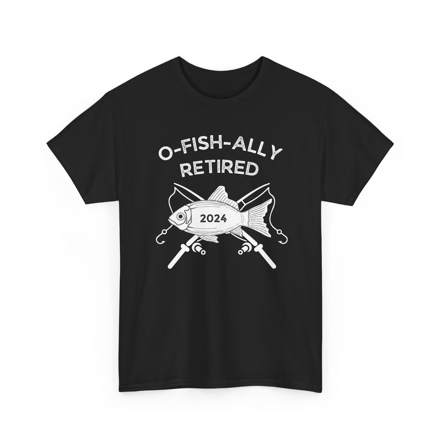 O-FISH-ALLY Retired - Unisex Heavy Cotton Tee