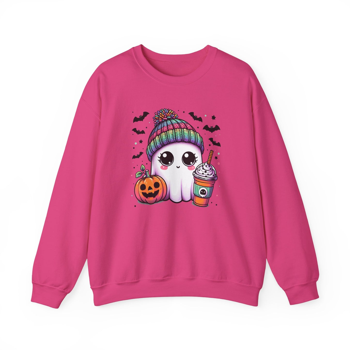 Halloween Sweatshirt - Ghost with Latte