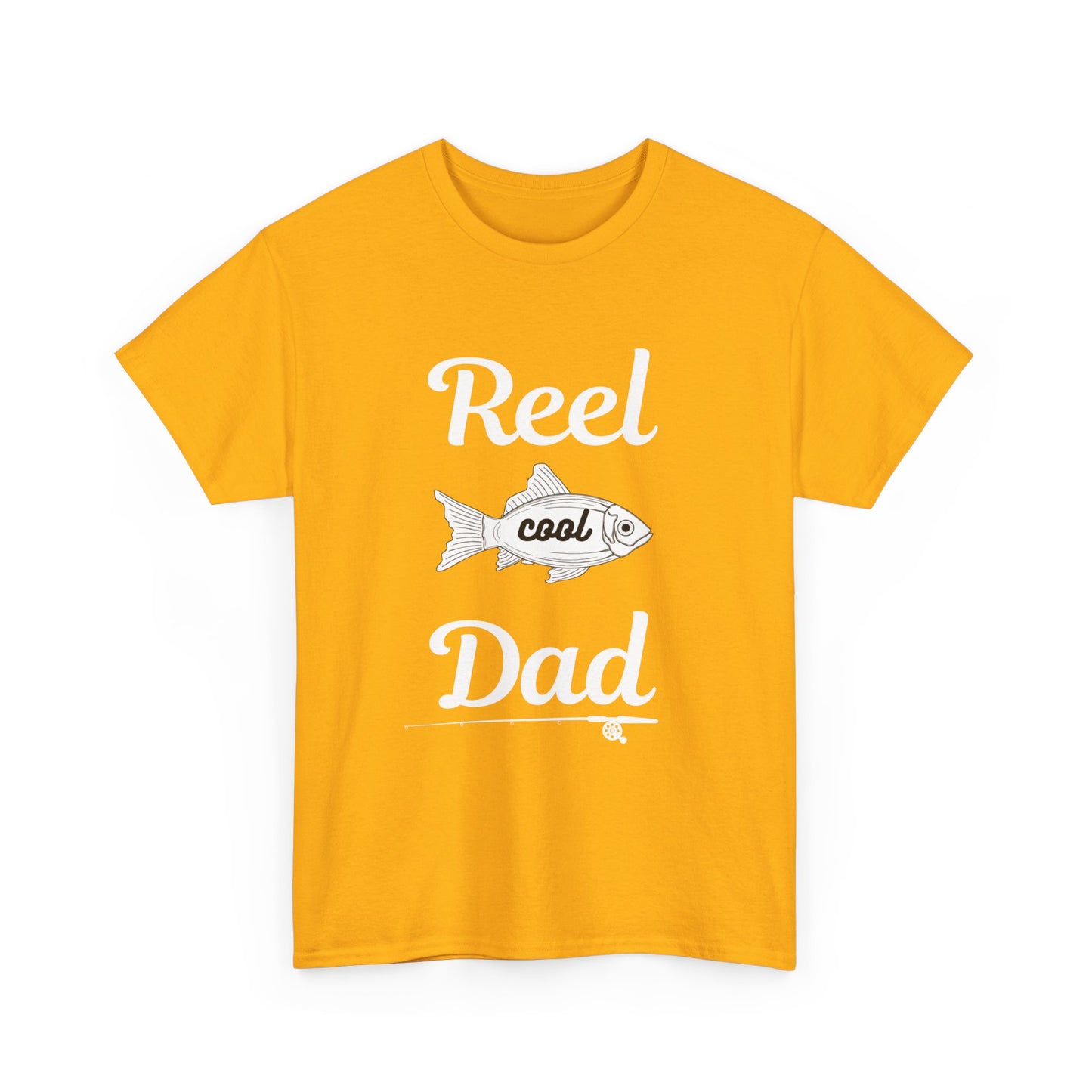 Reel Cool Dad T-Shirt with Fish Design