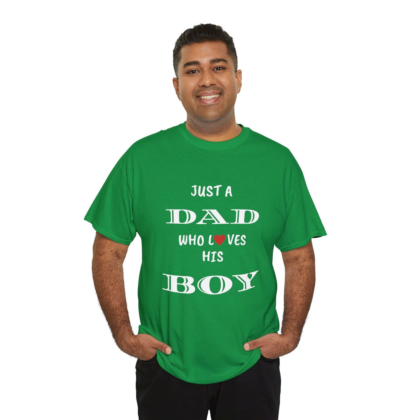 Just a Dad Who Loves His Boy T-Shirt