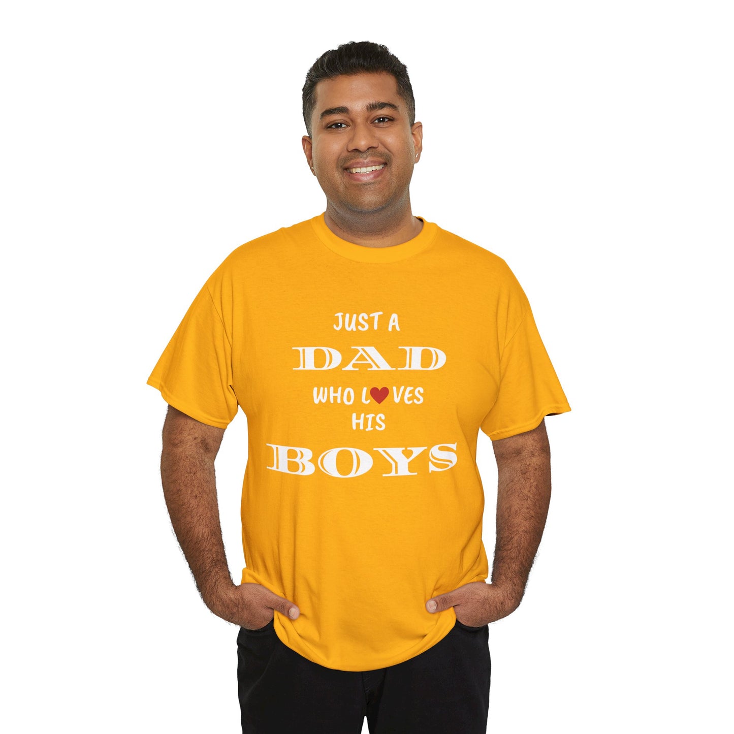 Just a Dad Who Loves His Boys T-Shirt