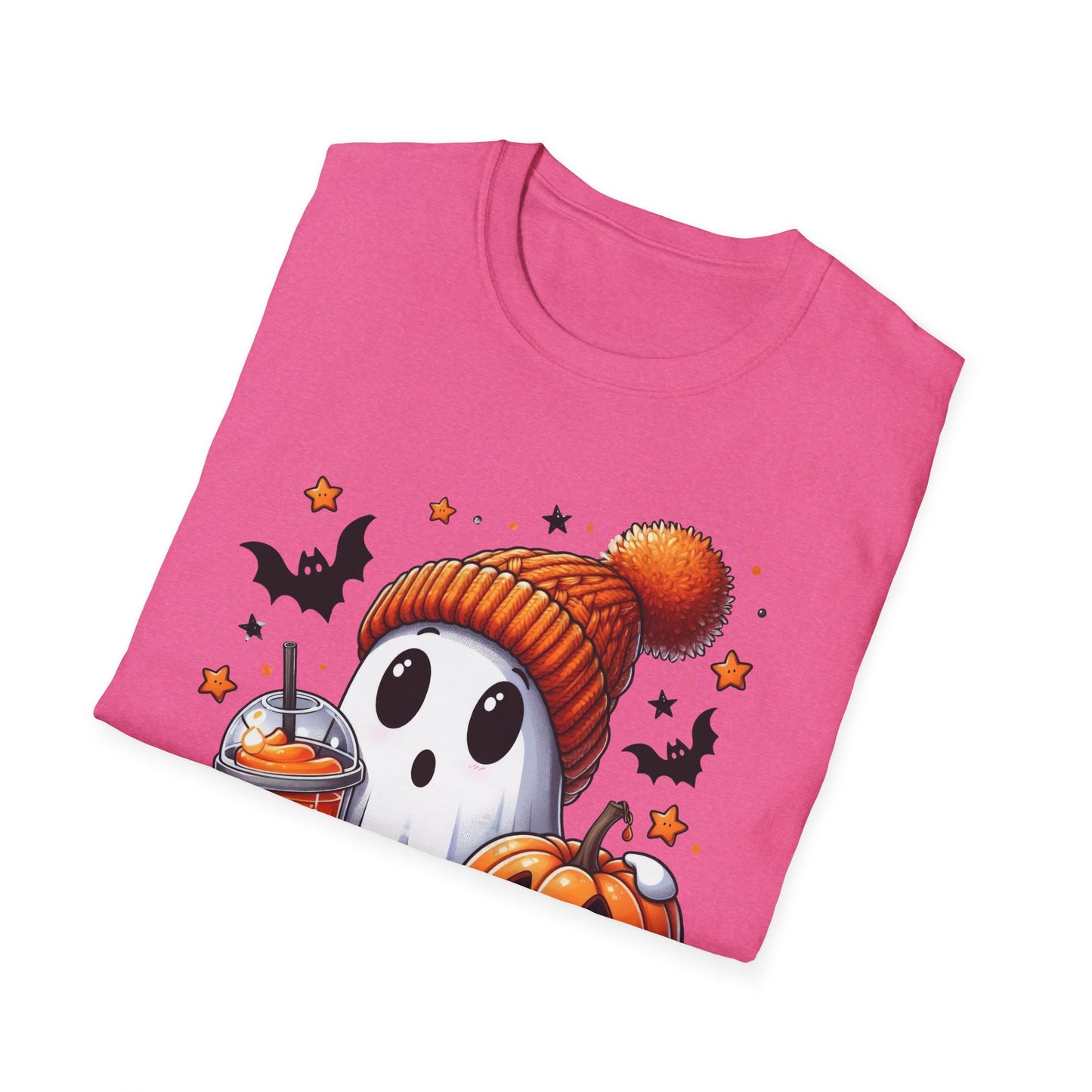 Ghost with Drink Halloween T-Shirt