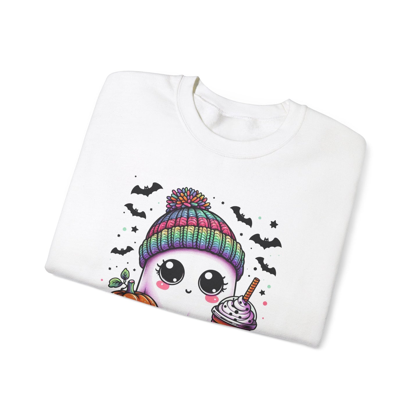 Halloween Sweatshirt - Ghost with Latte