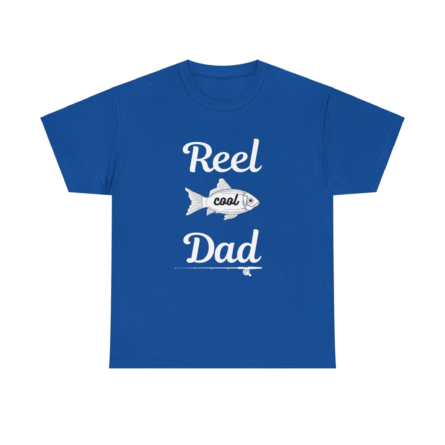 Reel Cool Dad T-Shirt with Fish Design