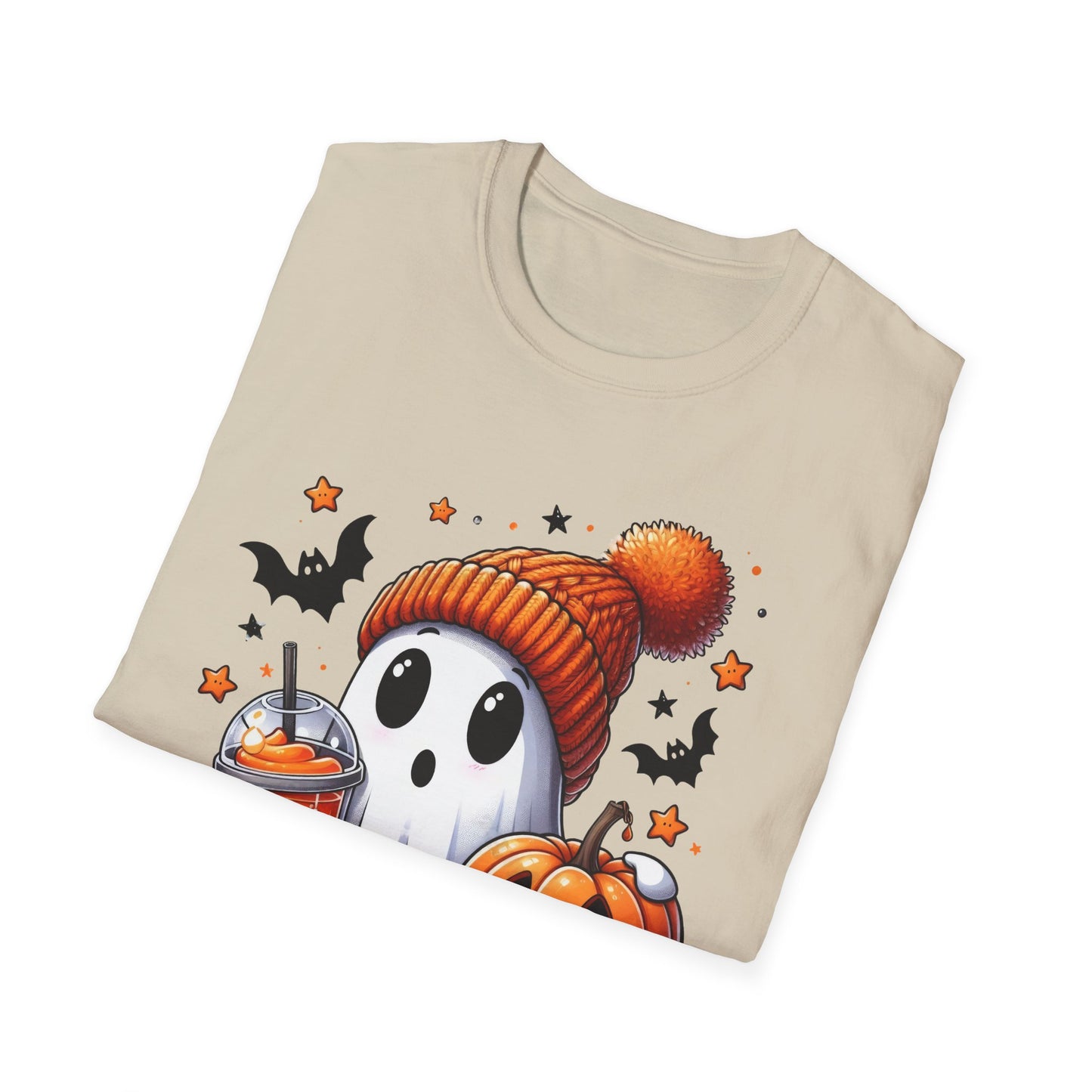 Ghost with Drink Halloween T-Shirt