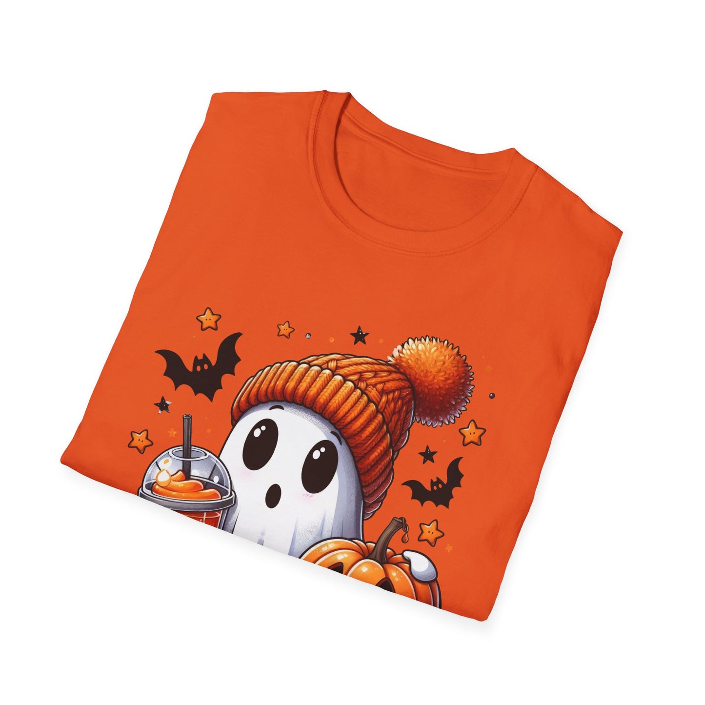 Ghost with Drink Halloween T-Shirt