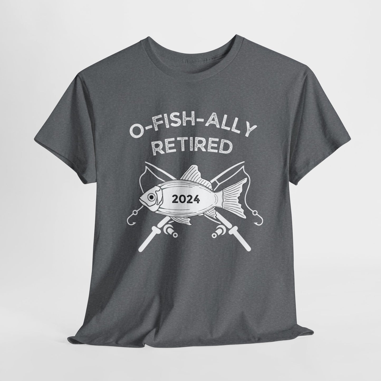 O-FISH-ALLY Retired - Unisex Heavy Cotton Tee