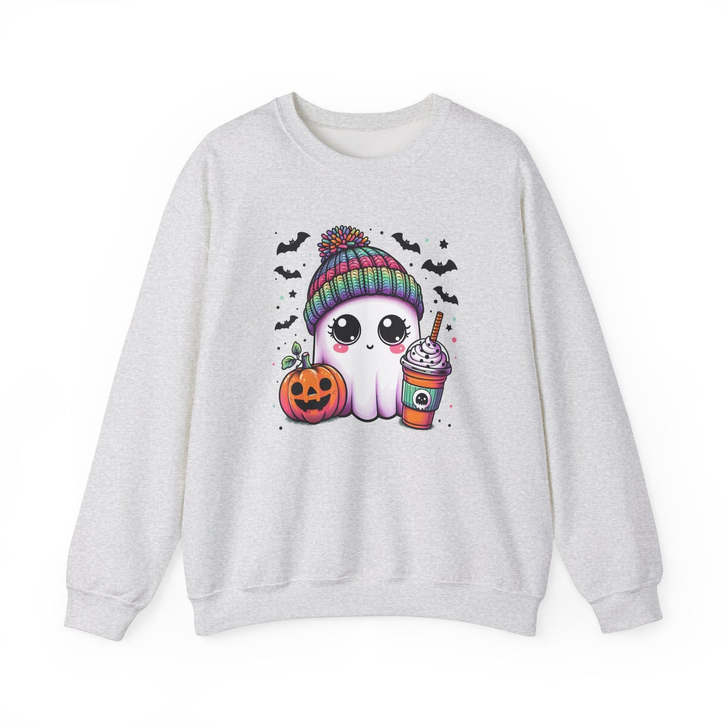 Halloween Sweatshirt - Ghost with Latte