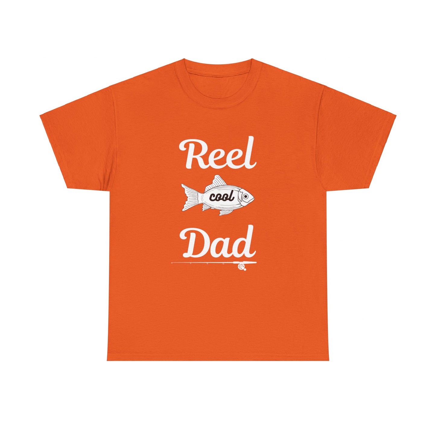 Reel Cool Dad T-Shirt with Fish Design