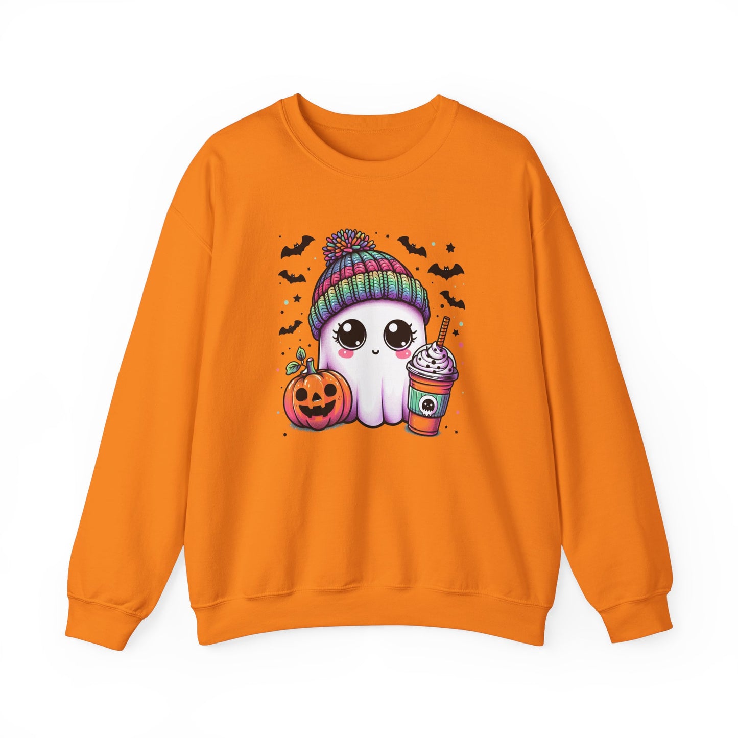 Halloween Sweatshirt - Ghost with Latte