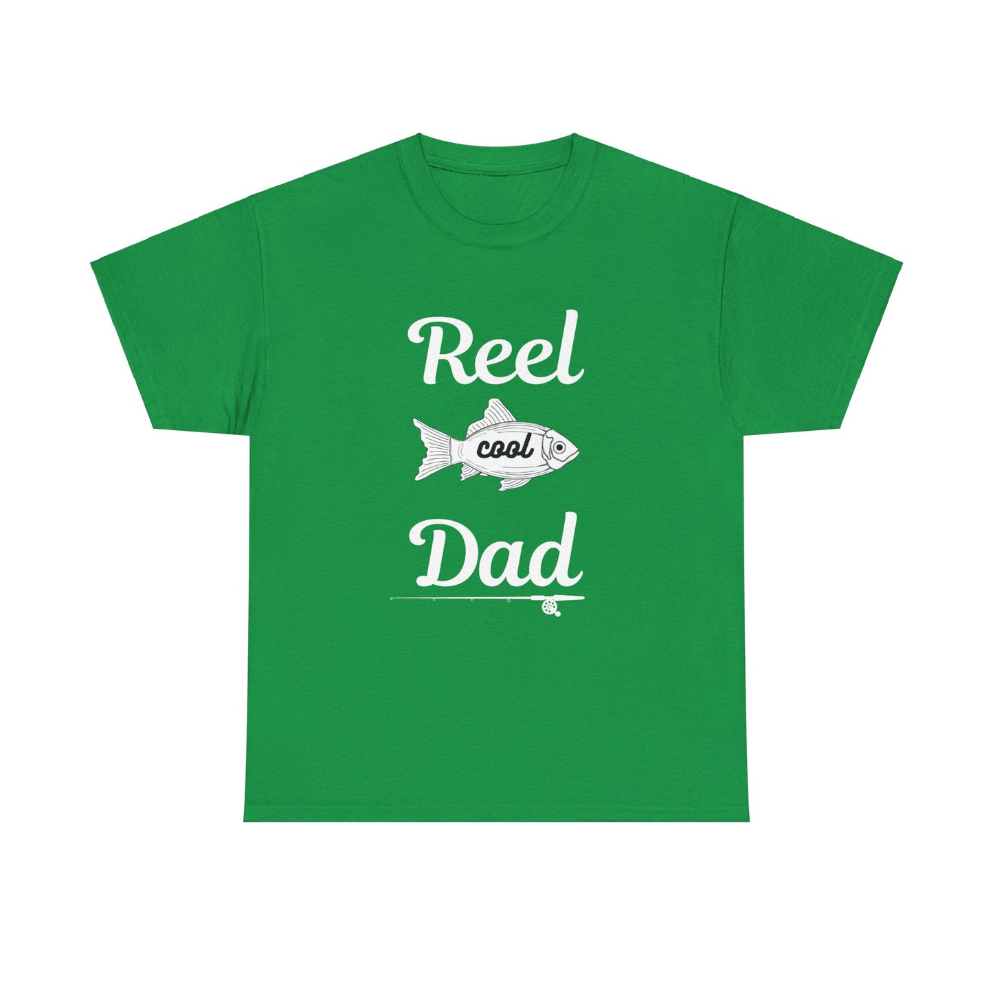 Reel Cool Dad T-Shirt with Fish Design