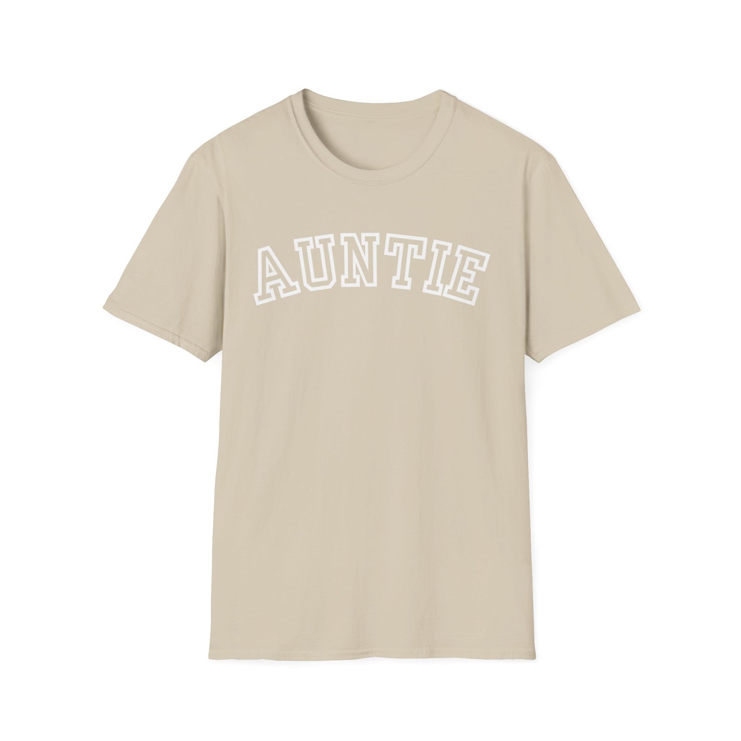 Auntie Block Letter T-Shirt