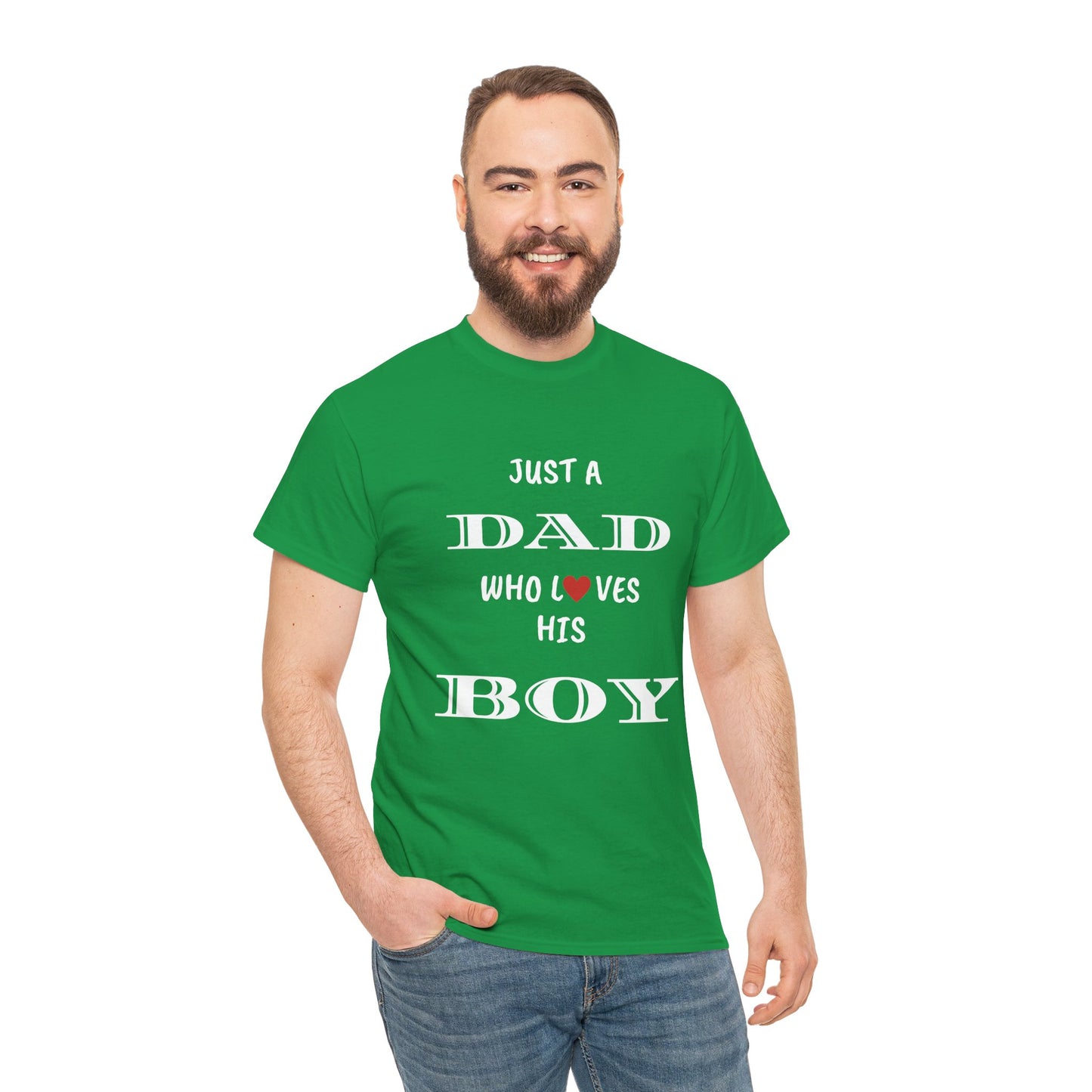 Just a Dad Who Loves His Boy T-Shirt