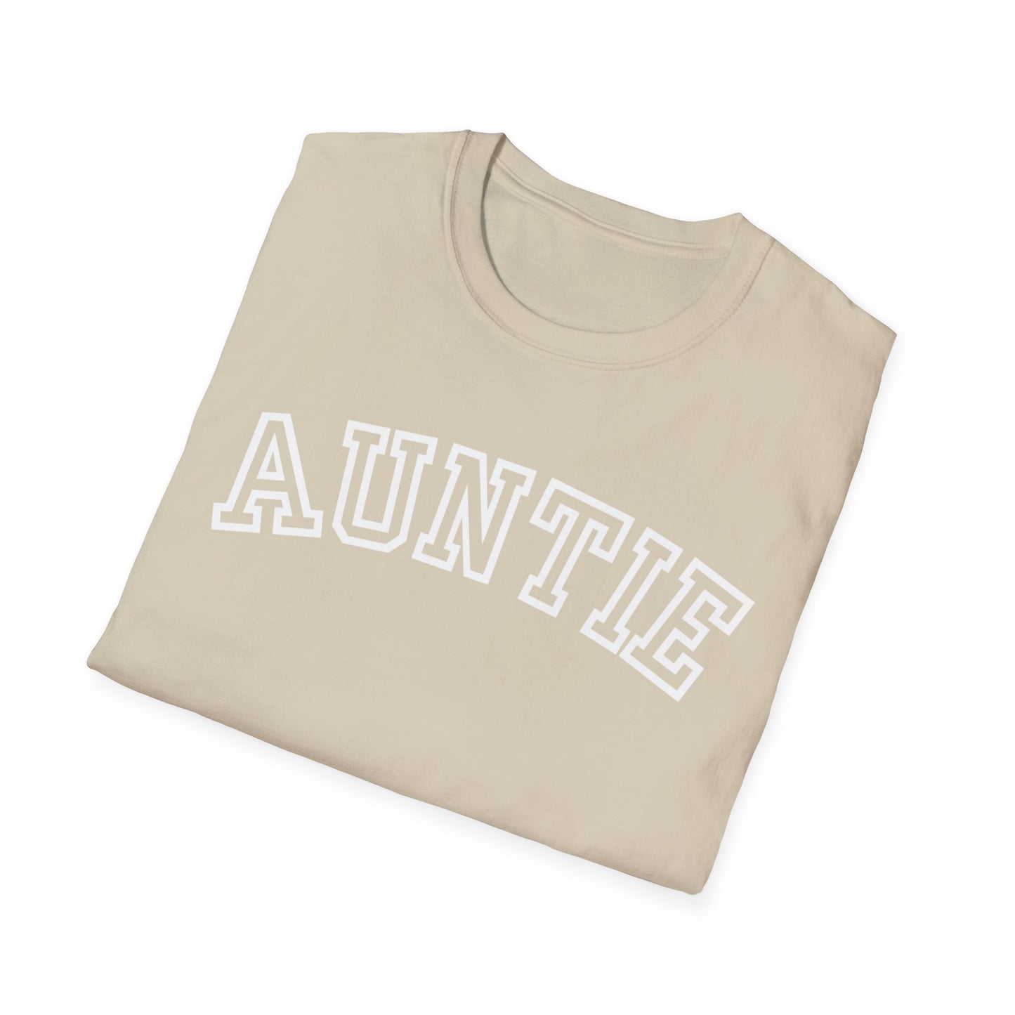 Auntie Block Letter T-Shirt