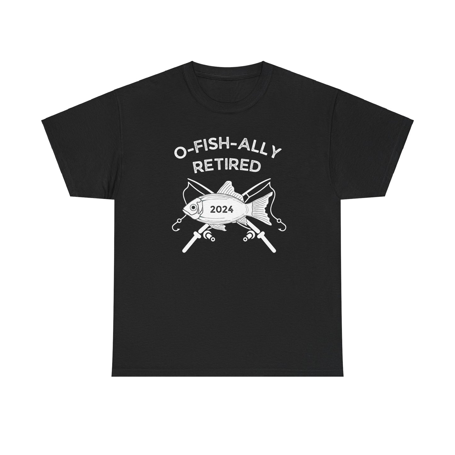 O-FISH-ALLY Retired - Unisex Heavy Cotton Tee