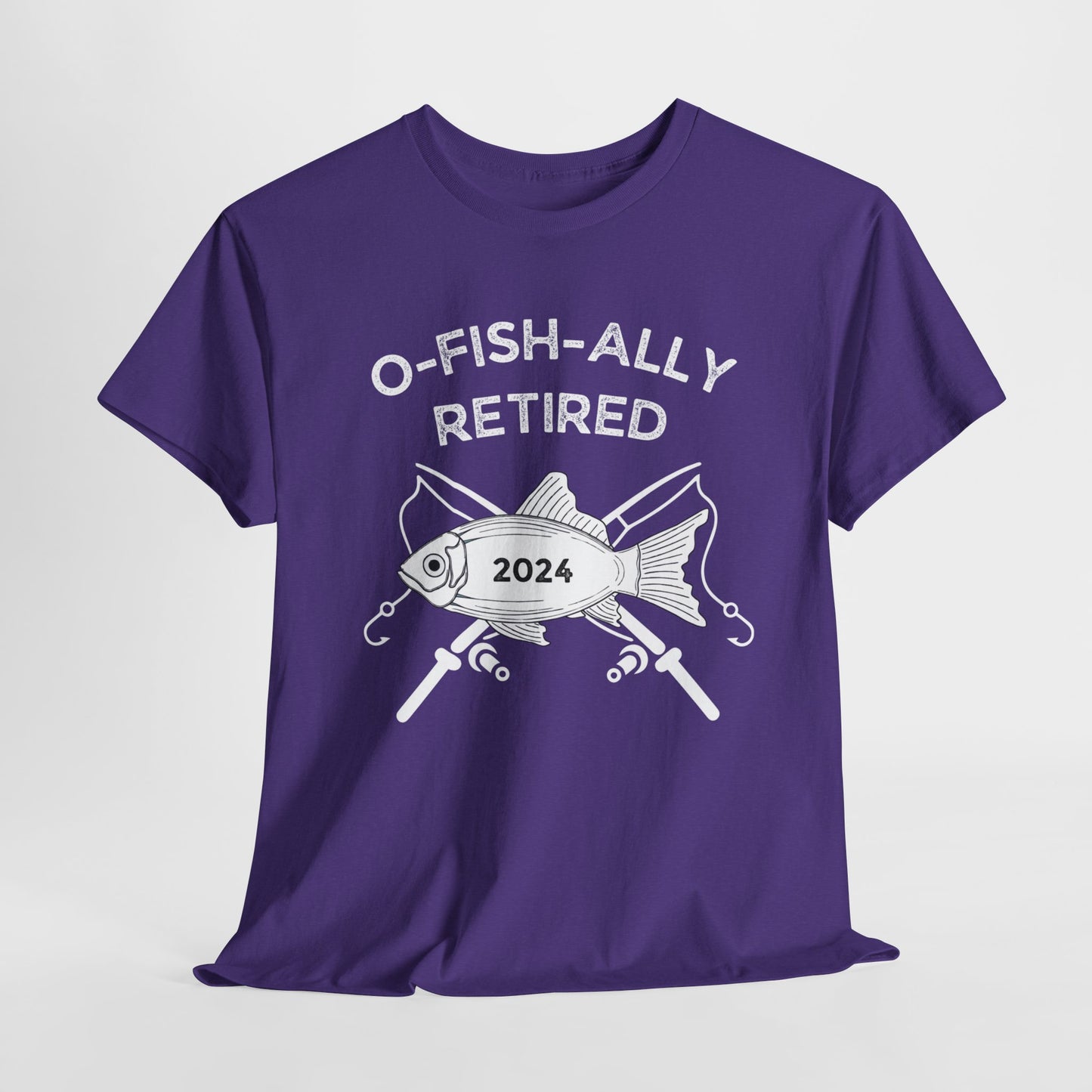 O-FISH-ALLY Retired - Unisex Heavy Cotton Tee