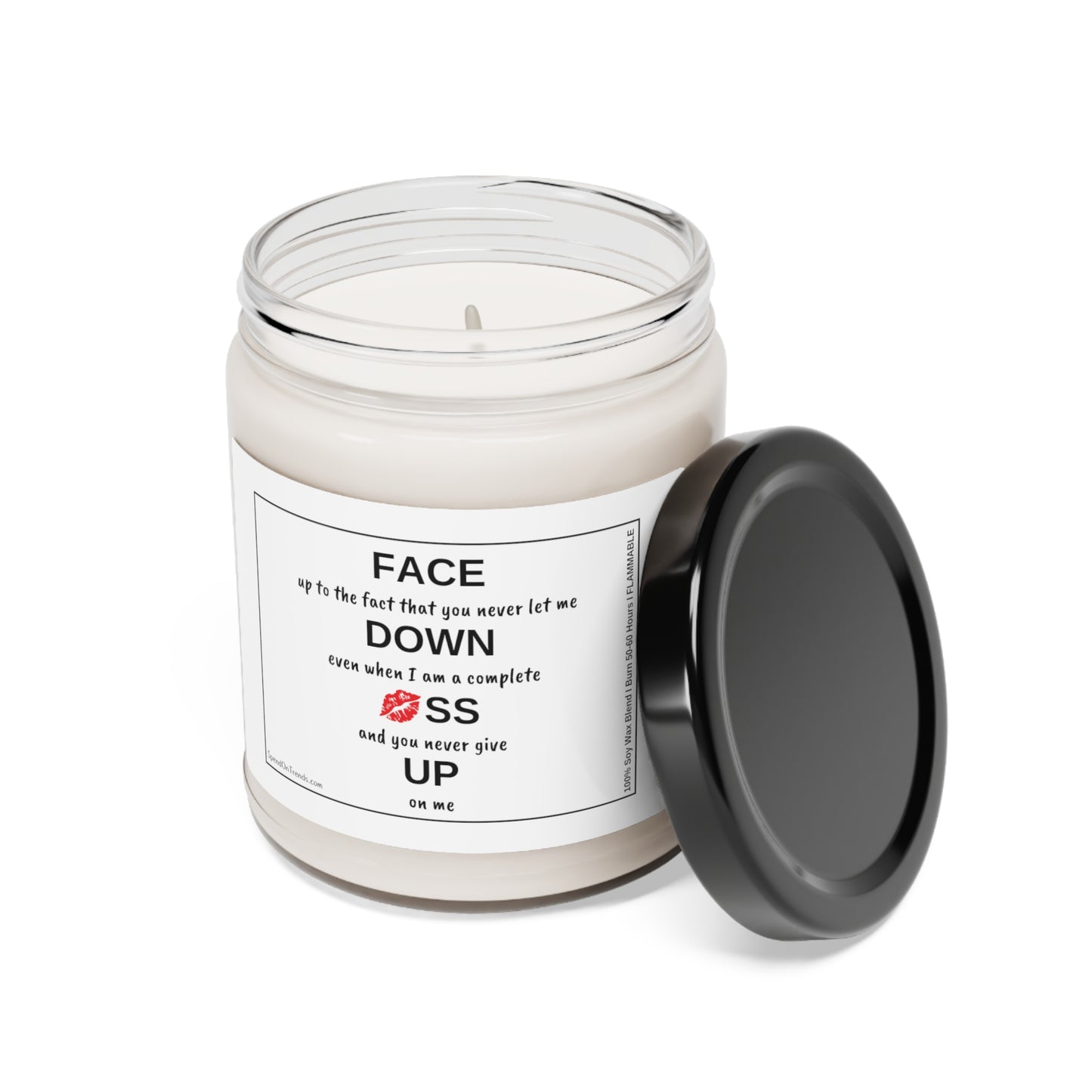 Face Down Scented Soy Candle, 9oz