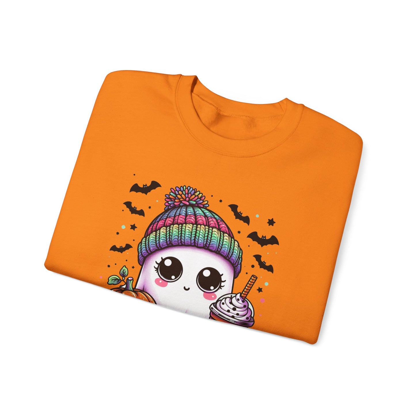 Halloween Sweatshirt - Ghost with Latte