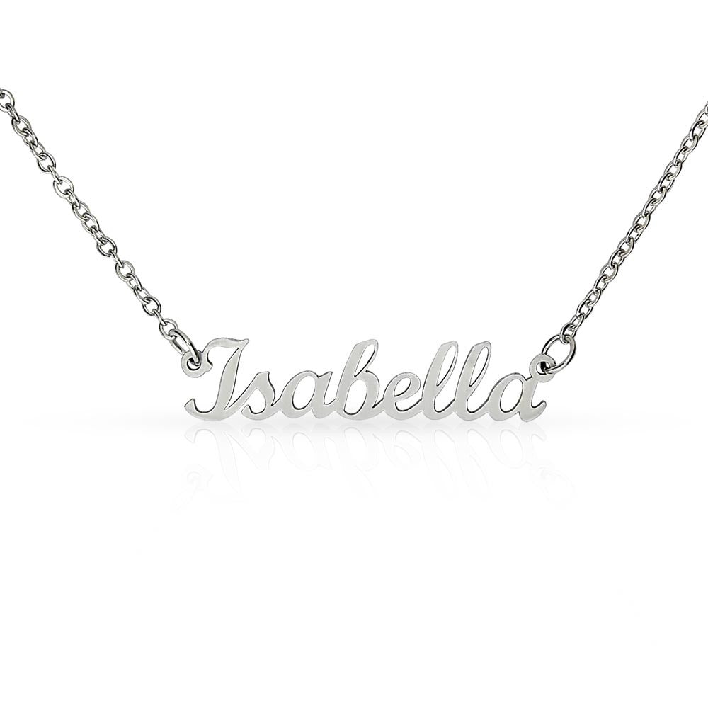 Personalized Name Necklace for The First Day of School