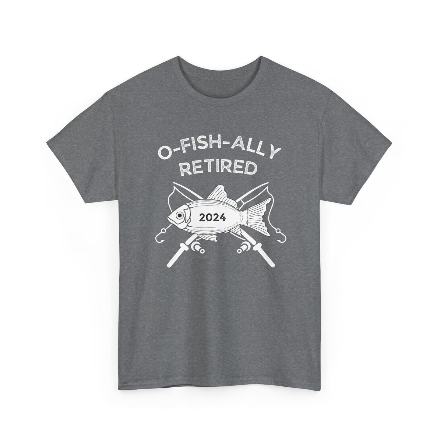 O-FISH-ALLY Retired - Unisex Heavy Cotton Tee