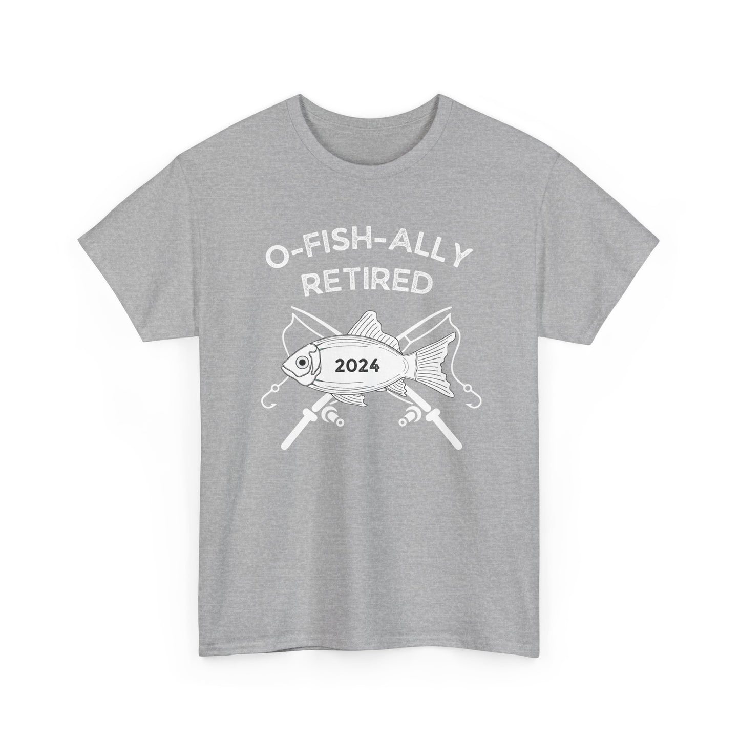 O-FISH-ALLY Retired - Unisex Heavy Cotton Tee