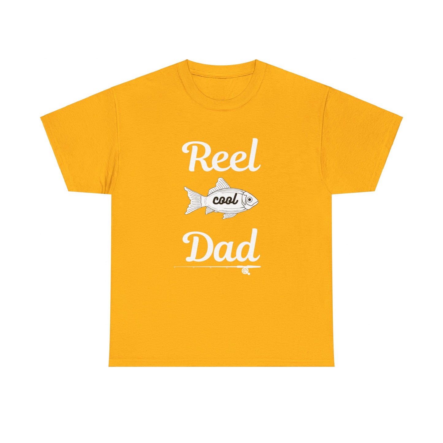 Reel Cool Dad T-Shirt with Fish Design