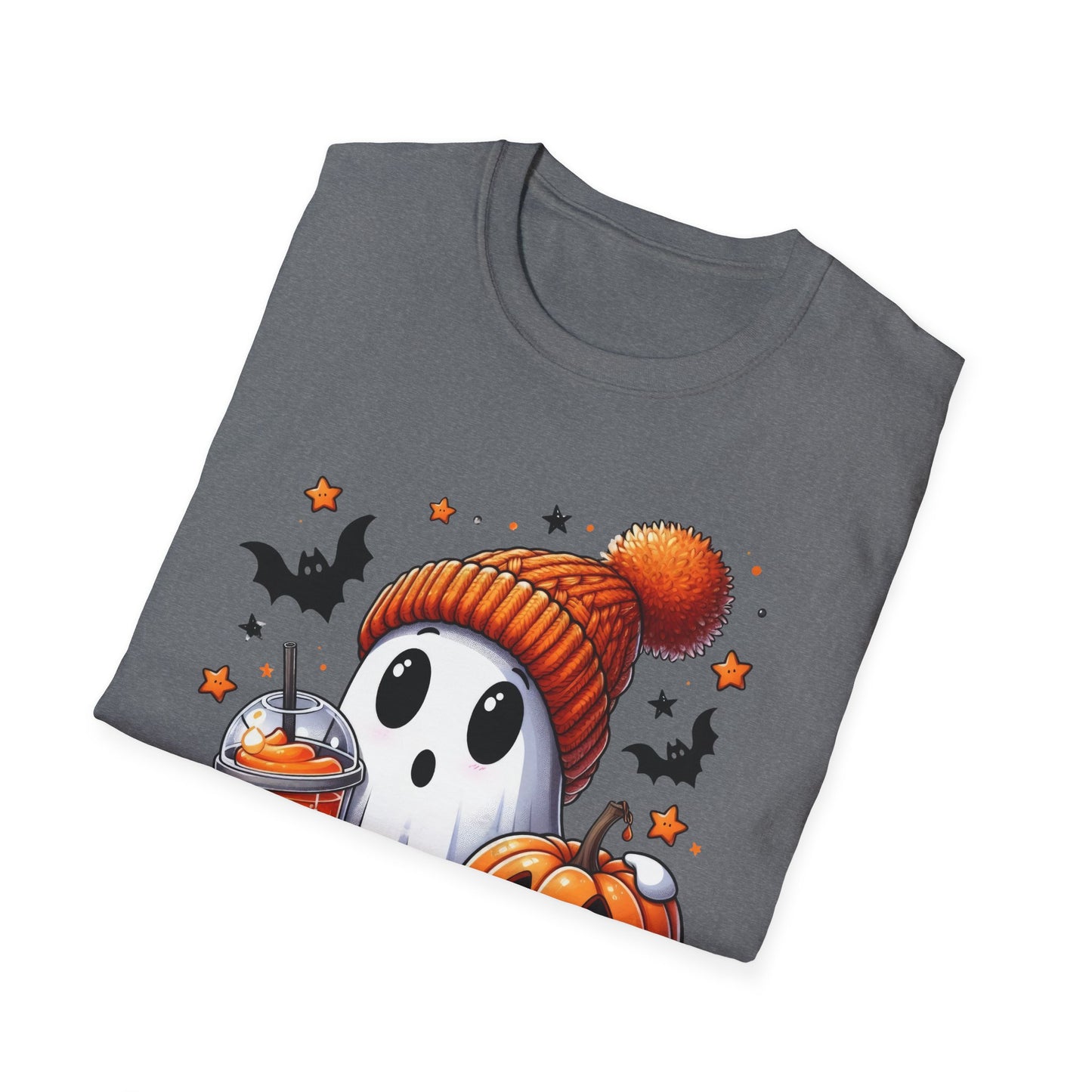 Ghost with Drink Halloween T-Shirt