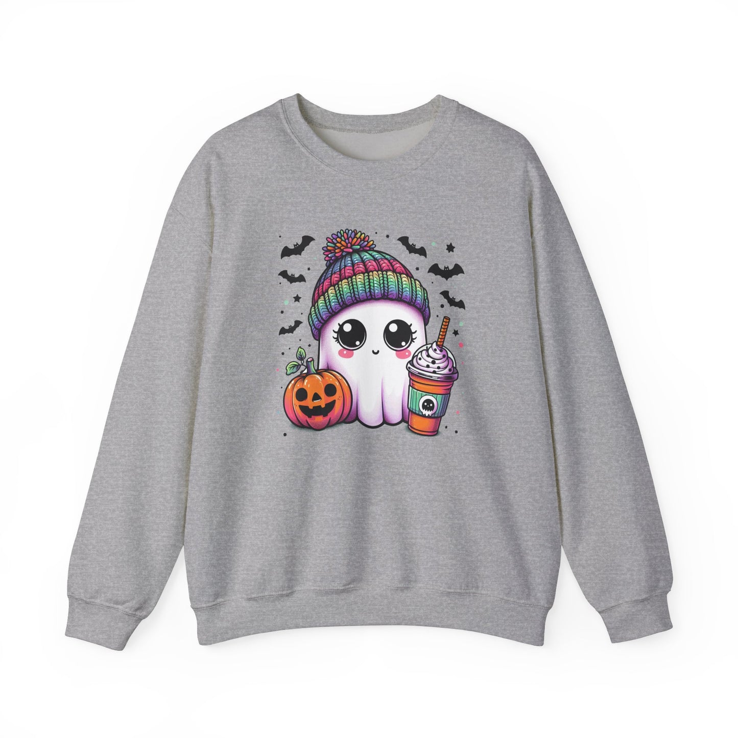 Halloween Sweatshirt - Ghost with Latte