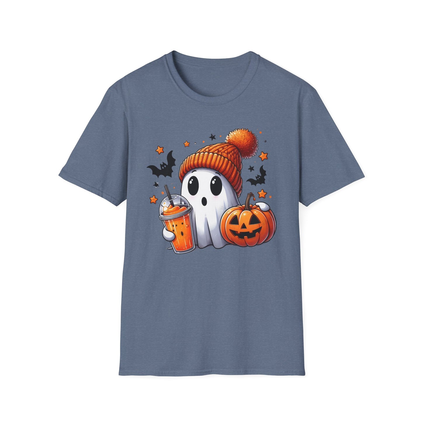 Ghost with Drink Halloween T-Shirt