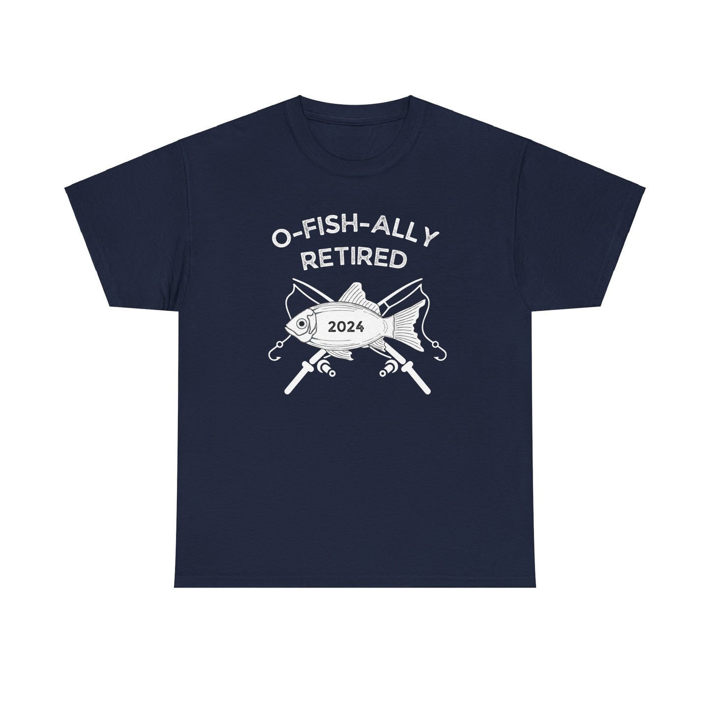 O-FISH-ALLY Retired - Unisex Heavy Cotton Tee