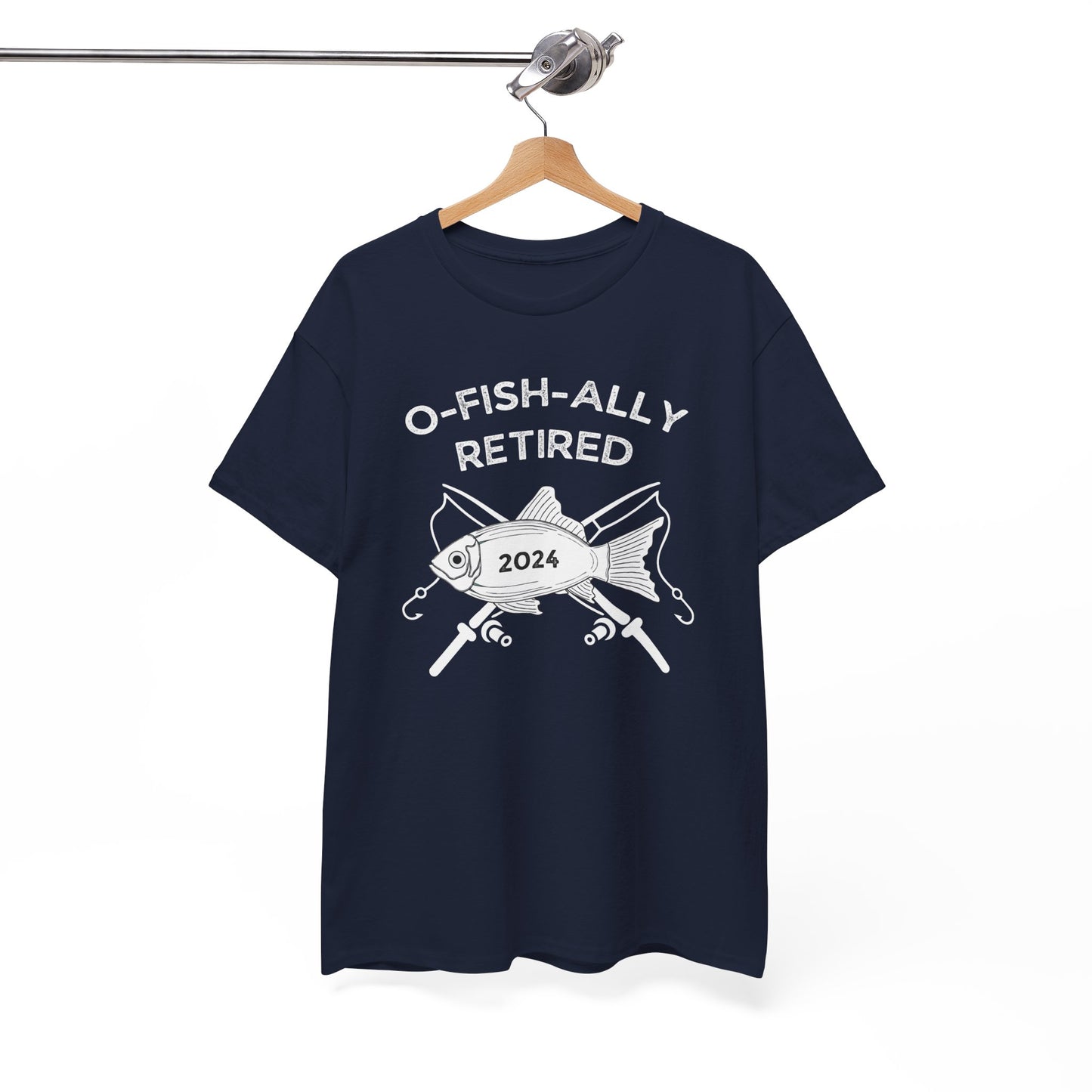 O-FISH-ALLY Retired - Unisex Heavy Cotton Tee