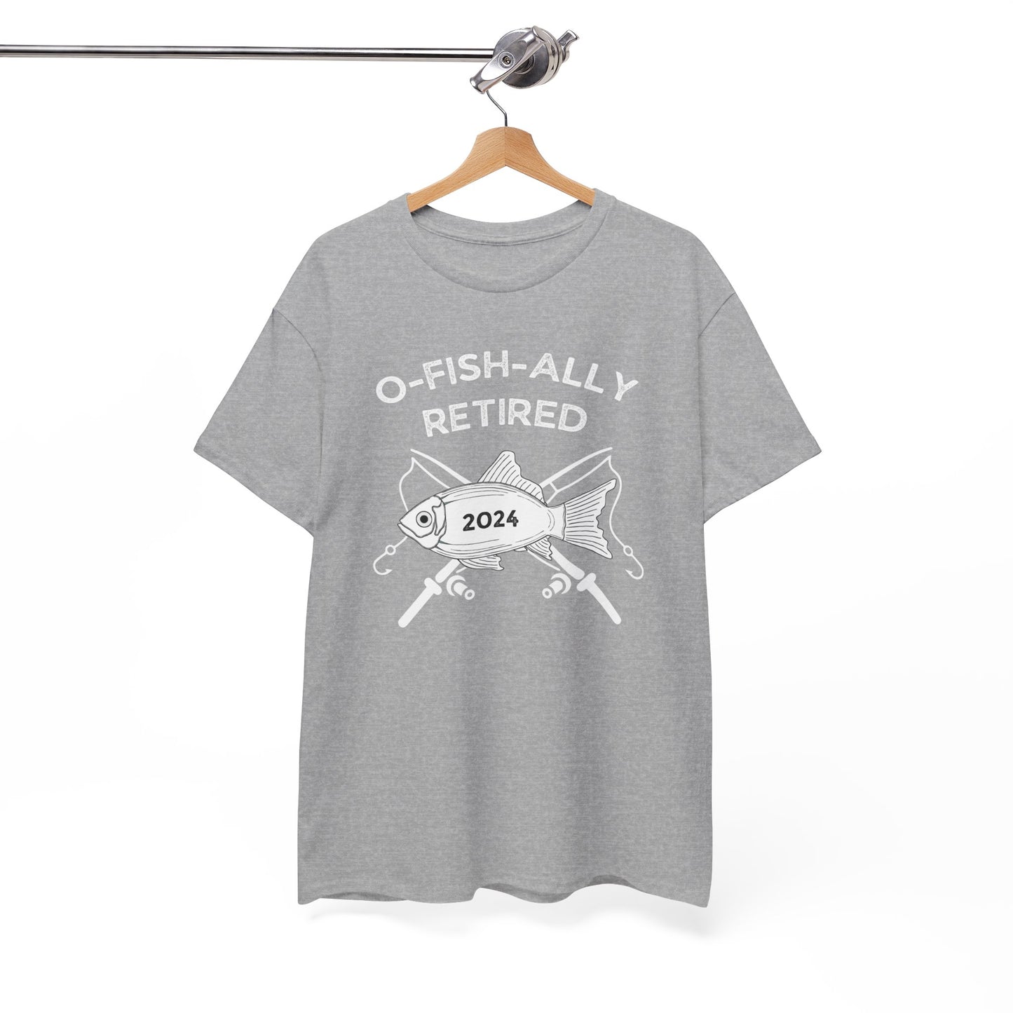 O-FISH-ALLY Retired - Unisex Heavy Cotton Tee