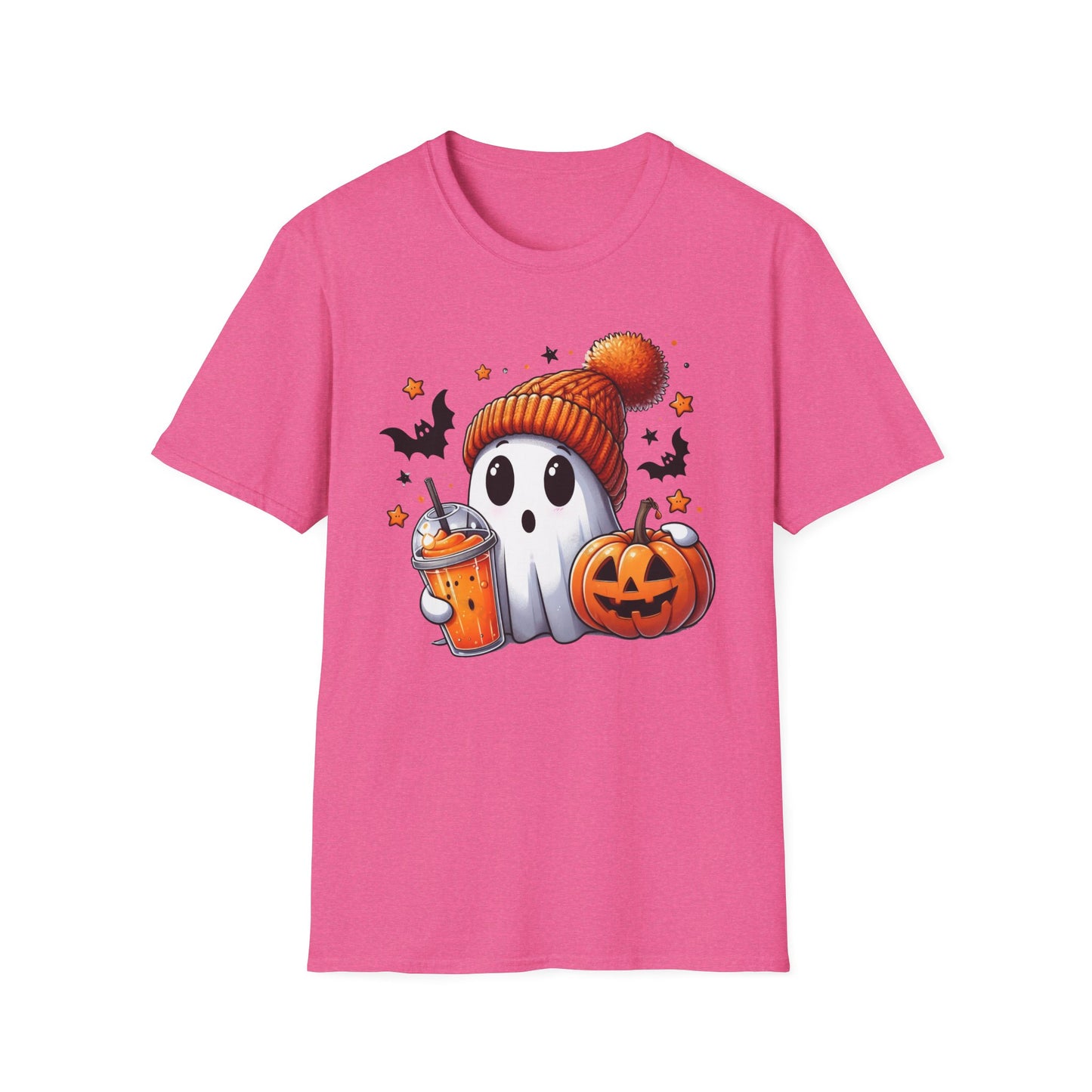 Ghost with Drink Halloween T-Shirt