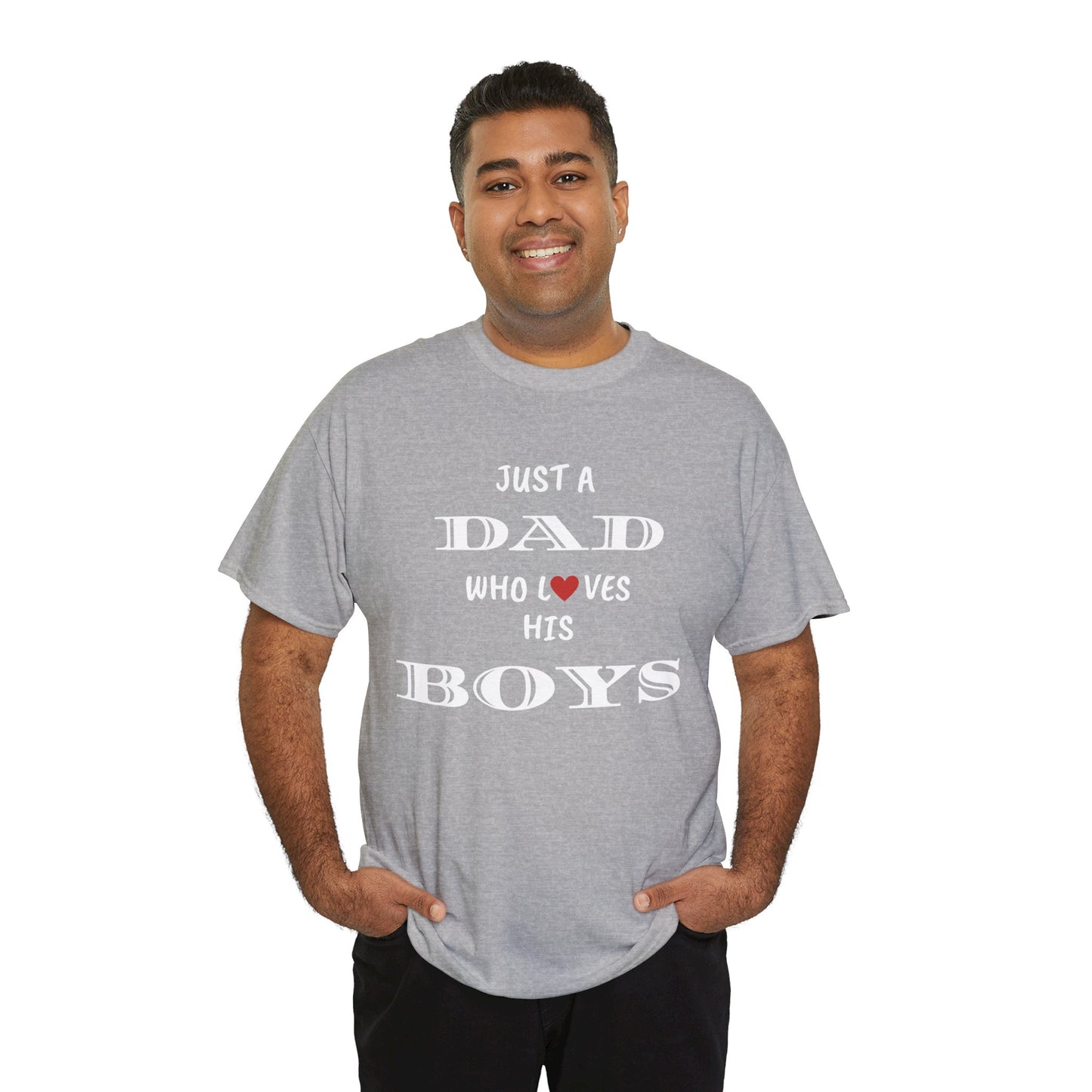 Just a Dad Who Loves His Boys T-Shirt