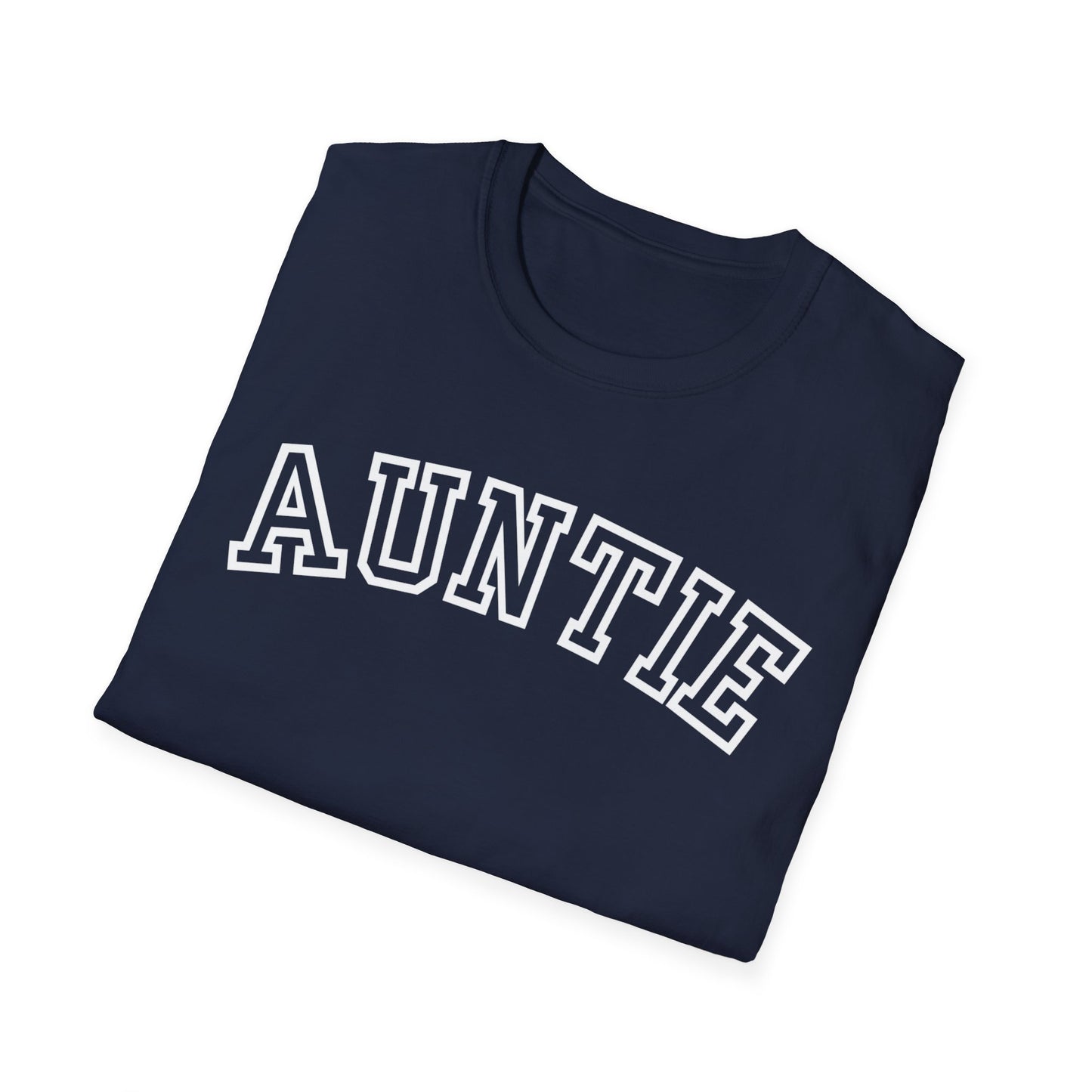 Auntie Block Letter T-Shirt