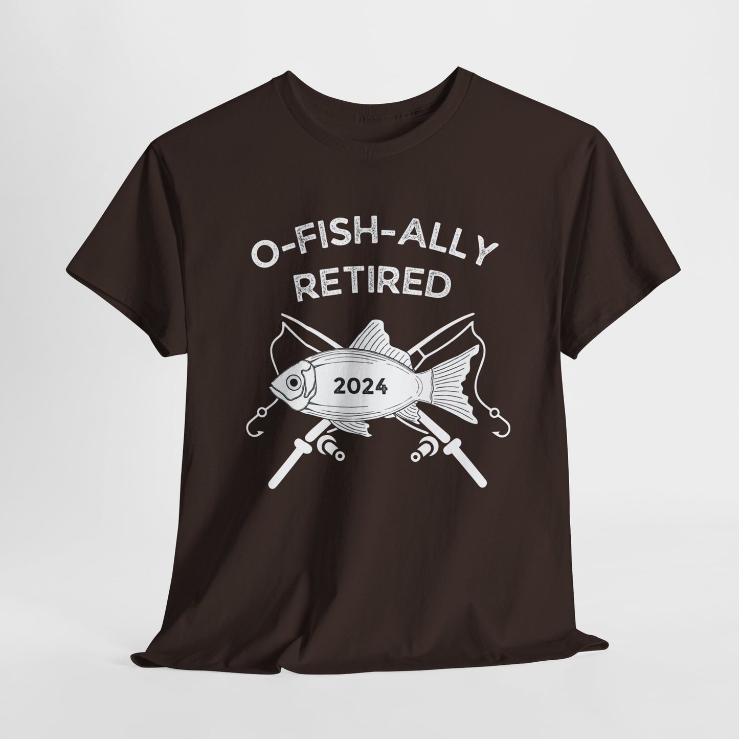 O-FISH-ALLY Retired - Unisex Heavy Cotton Tee