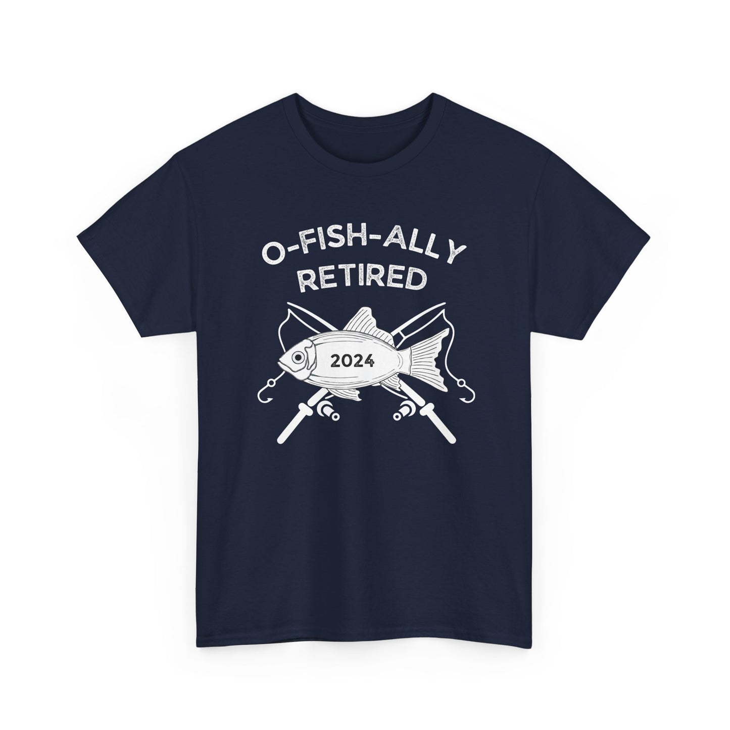 O-FISH-ALLY Retired - Unisex Heavy Cotton Tee